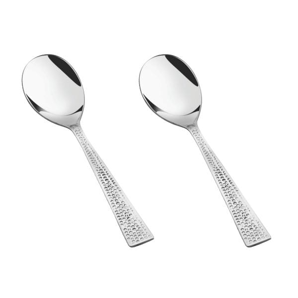 Stainless Steel Service Spoon (Design: Ethnic)